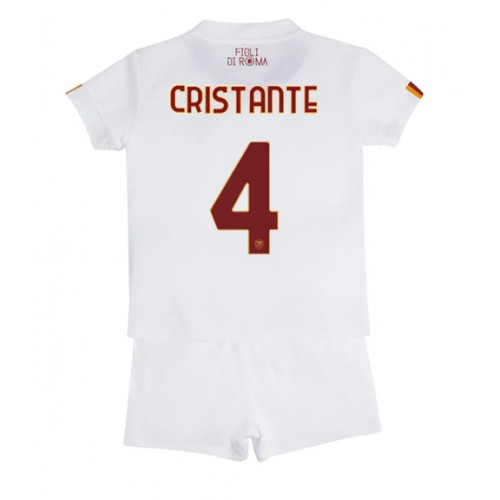 AS Roma Bryan Cristante #4 kläder Barn 2022-23 Bortatröja Kortärmad (+ korta byxor) AS Roma Bryan Cristante #4 kläder Barn 2022-23 Bortatröja Kortärmad (+ korta byxor)